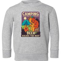 Camping And Beer Funny Toddler Sweatshirt