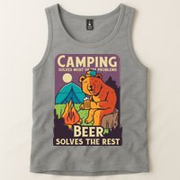 Camping And Beer Funny Tank Top