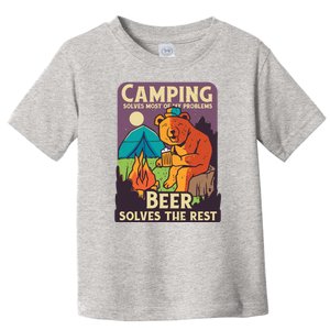 Camping And Beer Funny Toddler T-Shirt