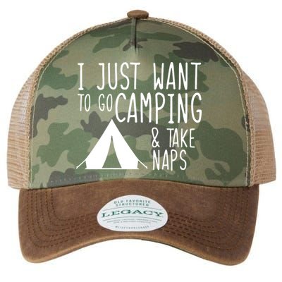 Camping And Napping Legacy Tie Dye Trucker Hat