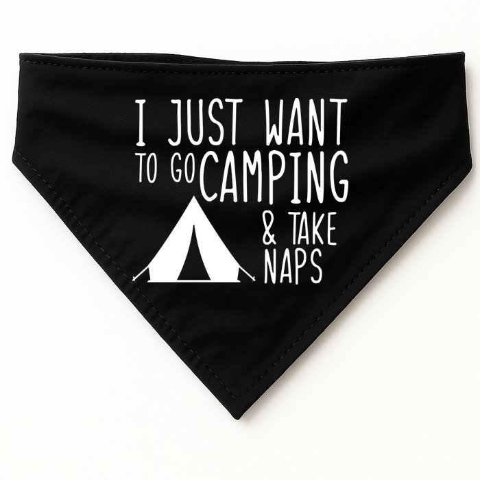 Camping And Napping USA-Made Doggie Bandana