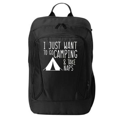 Camping And Napping City Backpack