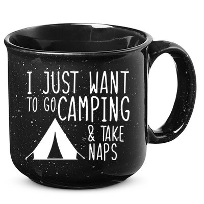Camping And Napping 15oz Campfire Ceramic Mug