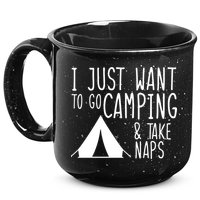 Camping And Napping 15oz Campfire Ceramic Mug