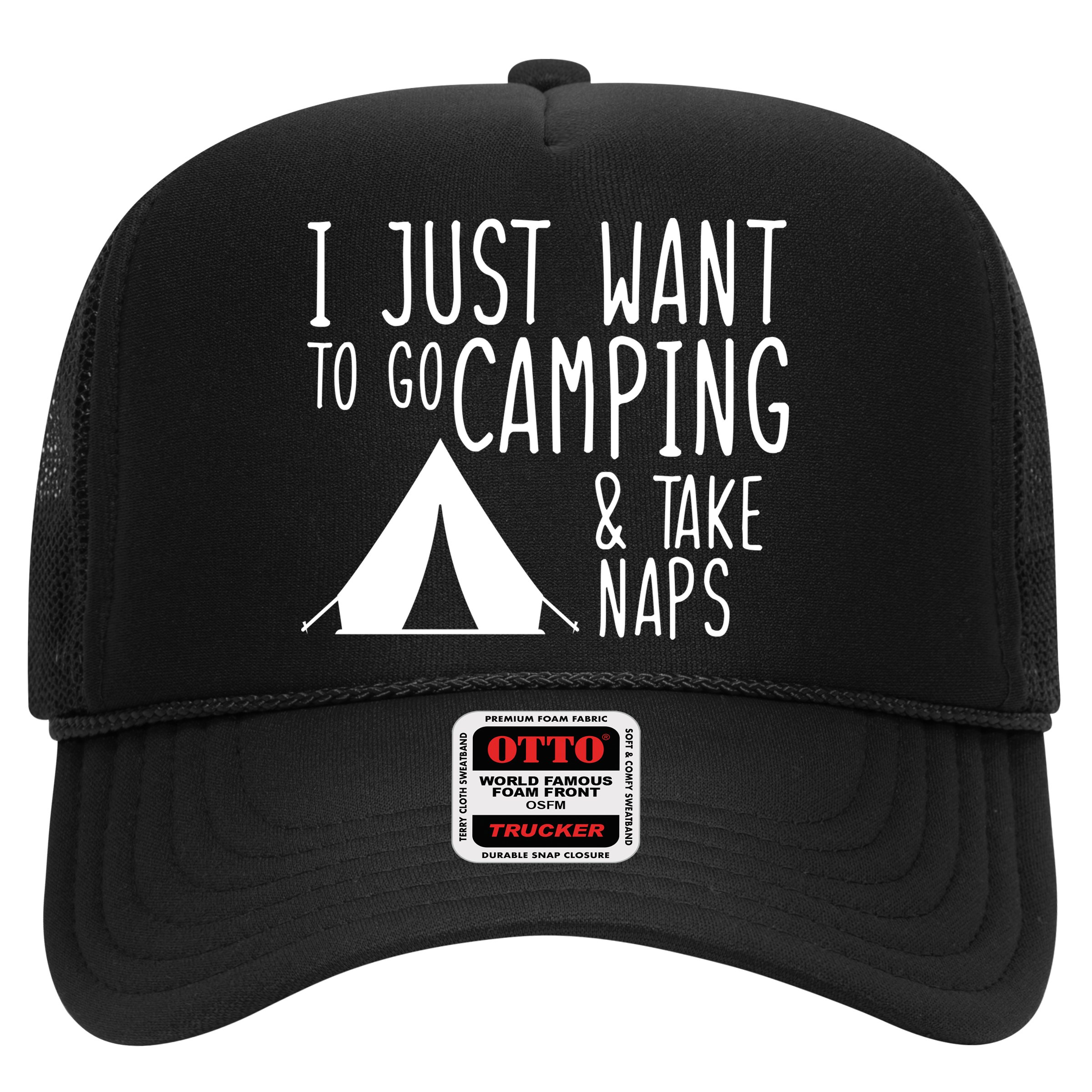 Camping And Napping Hat