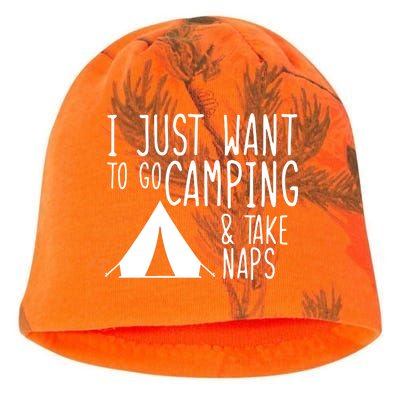 Camping And Napping Kati - Camo Knit Beanie