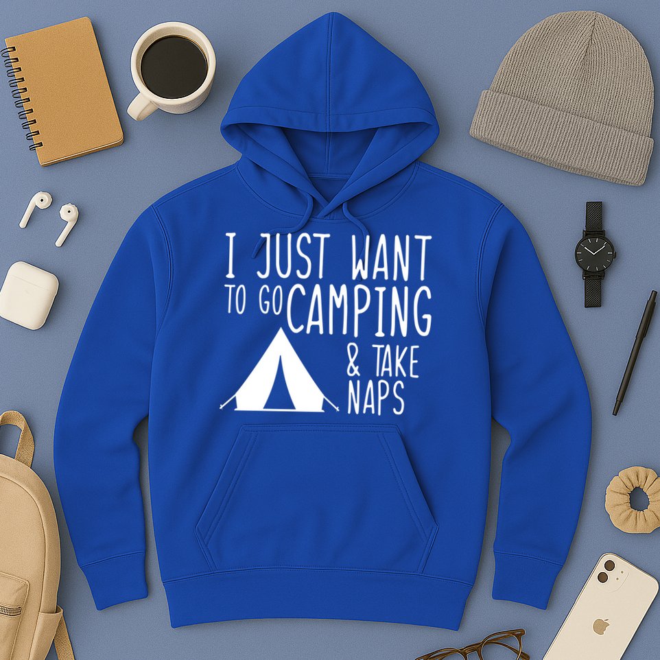 Camping And Napping Hoodie