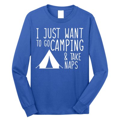 Camping And Napping Long Sleeve Shirt