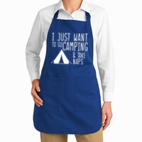 Camping And Napping Apron
