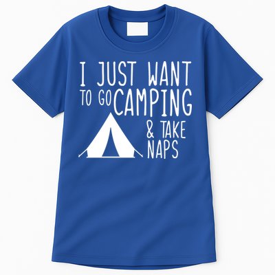 Camping And Napping Tall T-Shirt
