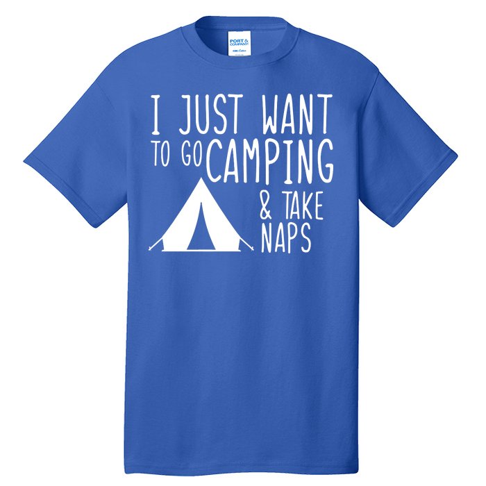 Camping And Napping Tall T-Shirt