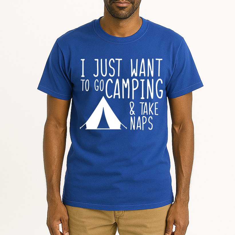 Camping And Napping Tall T-Shirt
