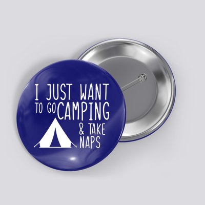 Camping And Napping Button