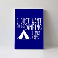 Camping And Napping Canvas