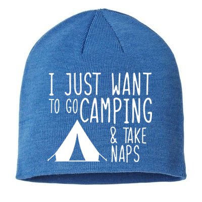 Camping And Napping Sustainable Beanie