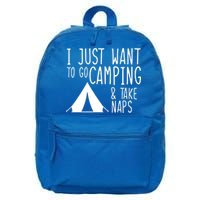 Camping And Napping 16 in Basic Backpack