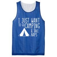 Camping And Napping Mesh Reversible Basketball Jersey Tank