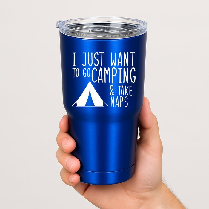 Camping And Napping Tumbler