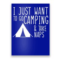 Camping And Napping Poster