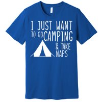 Camping And Napping Premium T-Shirt