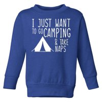 Camping And Napping Toddler Sweatshirt