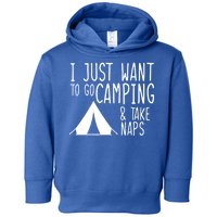 Camping And Napping Toddler Hoodie