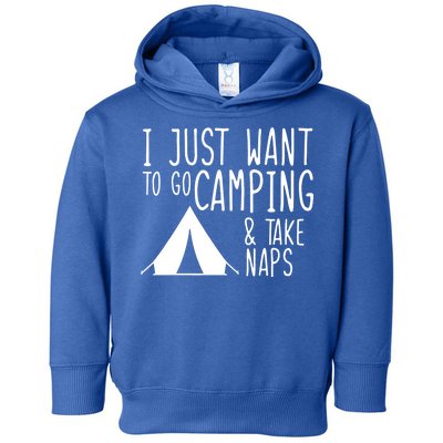 Camping And Napping Toddler Hoodie