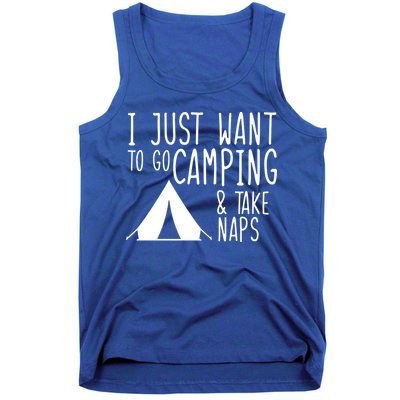 Camping And Napping Tank Top