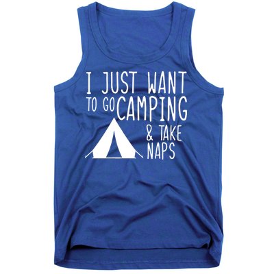 Camping And Napping Tank Top