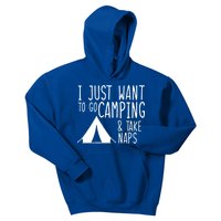 Camping And Napping Kids Hoodie