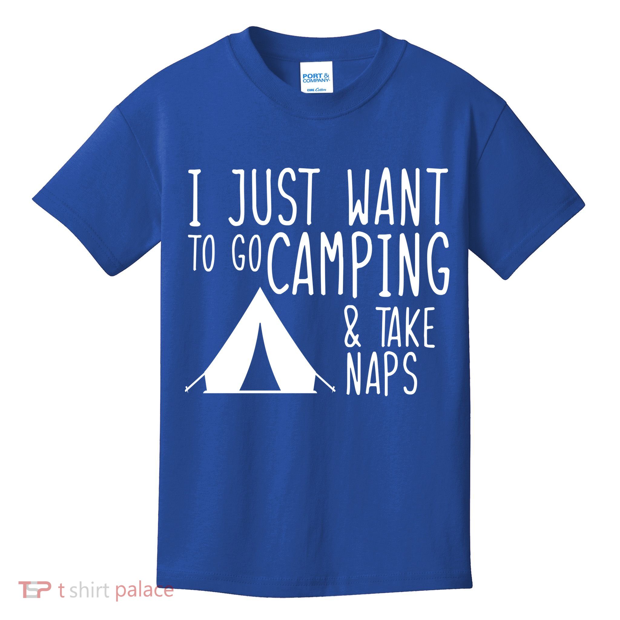 Camping And Napping Kids T-Shirt