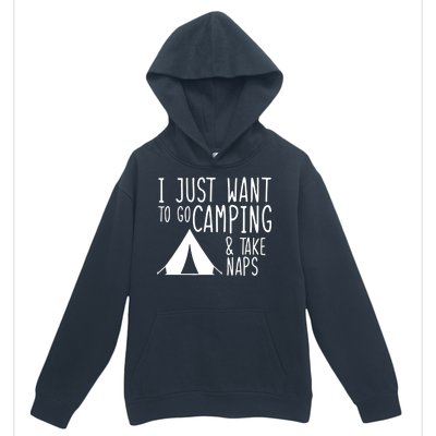 Camping And Napping Urban Pullover Hoodie