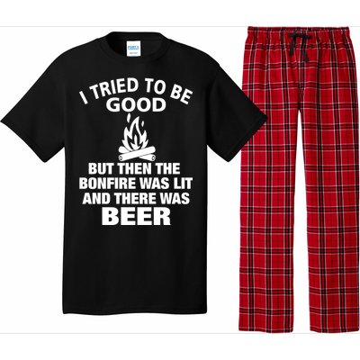 Camping Bonfire And Beer Pajama Set