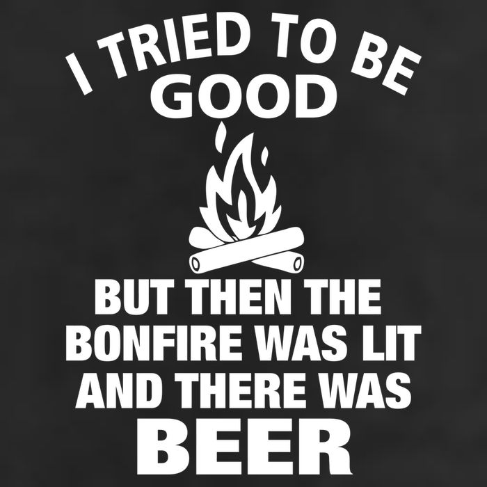 Camping Bonfire And Beer Hat