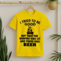 Camping Bonfire And Beer T-Shirt