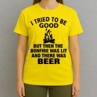 Camping Bonfire And Beer T-Shirt