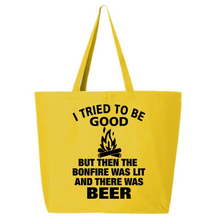 Camping Bonfire And Beer 25L Jumbo Tote