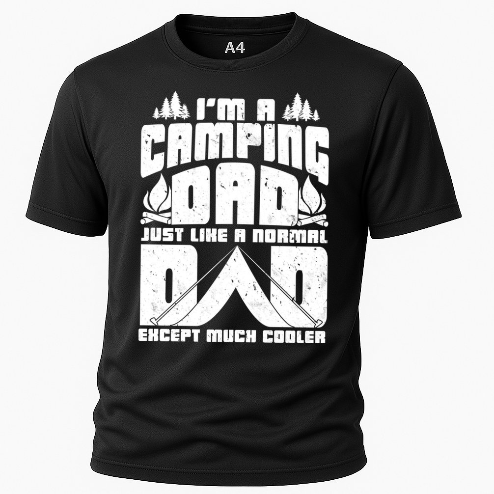 Camping Dad Cooling Performance Crew T-Shirt