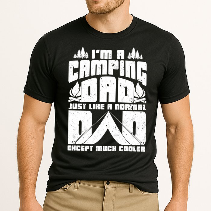Camping Dad Cooling Performance Crew T-Shirt
