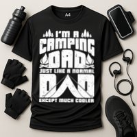 Camping Dad Cooling Performance Crew T-Shirt