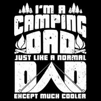 Camping Dad Cooling Performance Crew T-Shirt