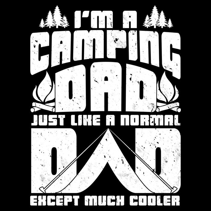Camping Dad Cooling Performance Crew T-Shirt