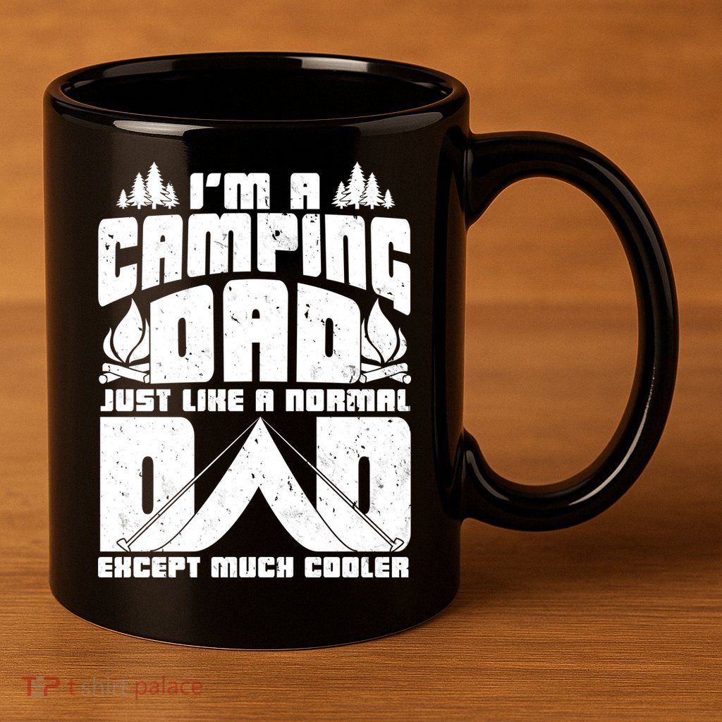 Camping Dad 11oz C Handle Ceramic Mug