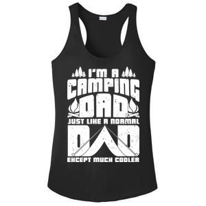 Camping Dad Ladies PosiCharge Competitor Racerback Tank