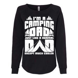 Camping Dad Womens California Wash Sweatshirt