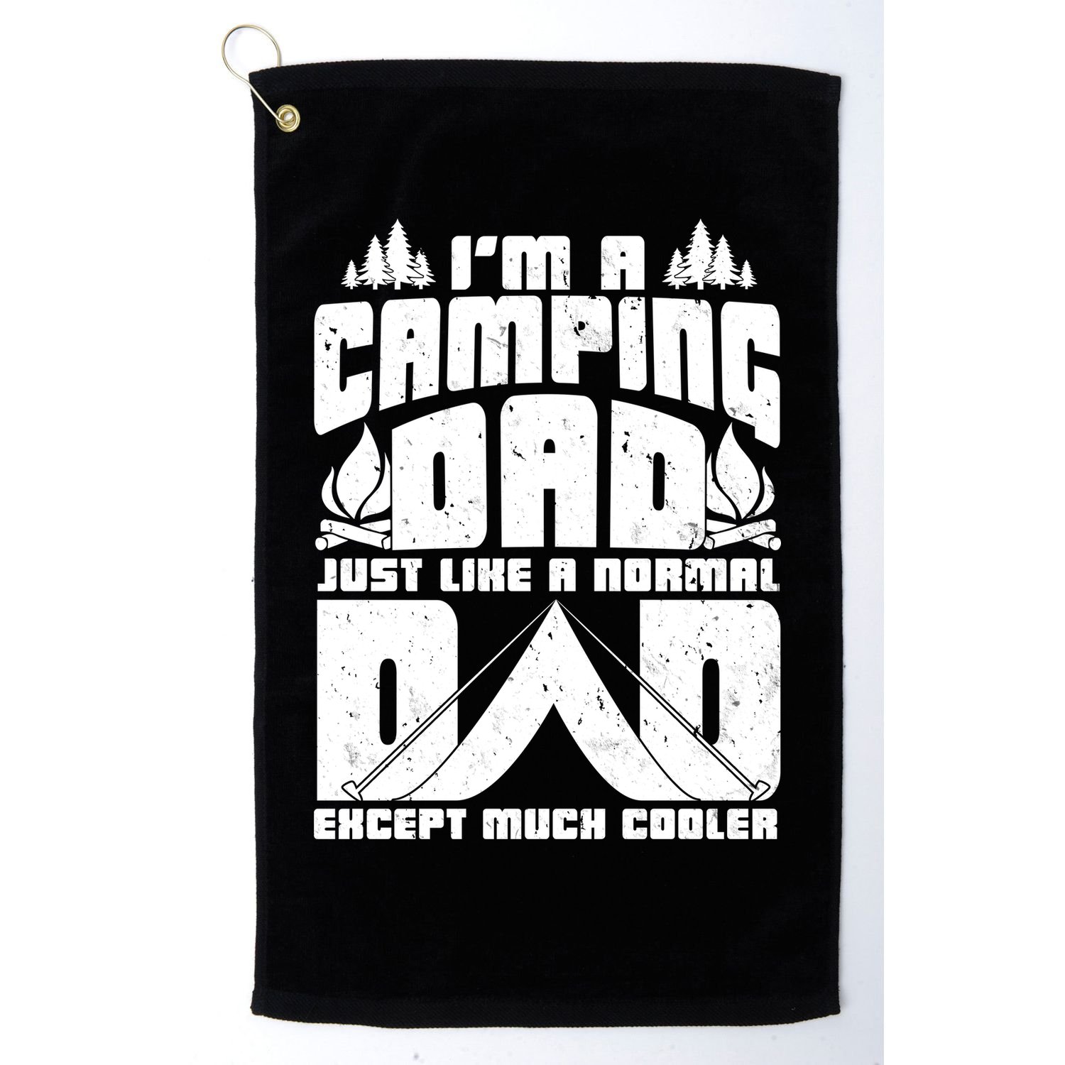 Camping Dad Golf Towel