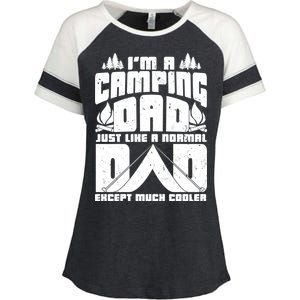 Camping Dad Enza Ladies Jersey Colorblock Tee