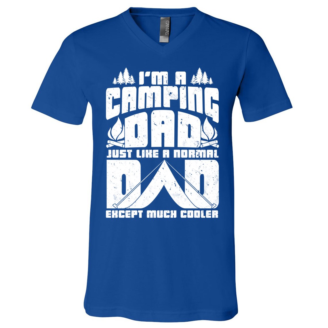 Camping Dad V-Neck T-Shirt