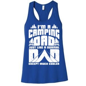 Camping Dad Women's Racerback Tank