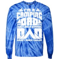 Camping Dad Tie-Dye Long Sleeve Shirt